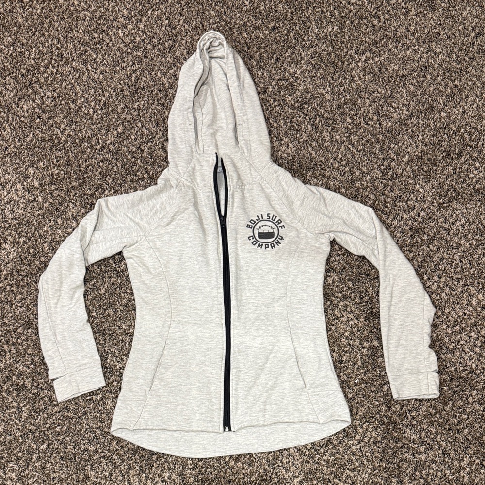 Boji Surf Gray Zip-Up Hoodie size M